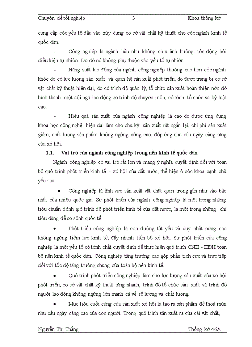 image for page Vận dụng một số phương pháp thống kê để phân tích giá trị sản xuất công nghiệp trên địa bàn Hà Nội giai đoạn 1997-2007 và dự đoán đến năm 2009