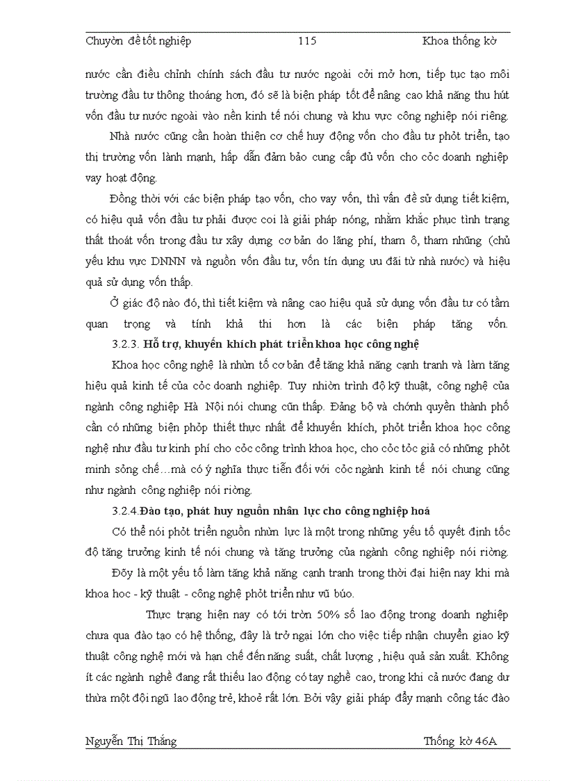 image for page Vận dụng một số phương pháp thống kê để phân tích giá trị sản xuất công nghiệp trên địa bàn Hà Nội giai đoạn 1997-2007 và dự đoán đến năm 2009