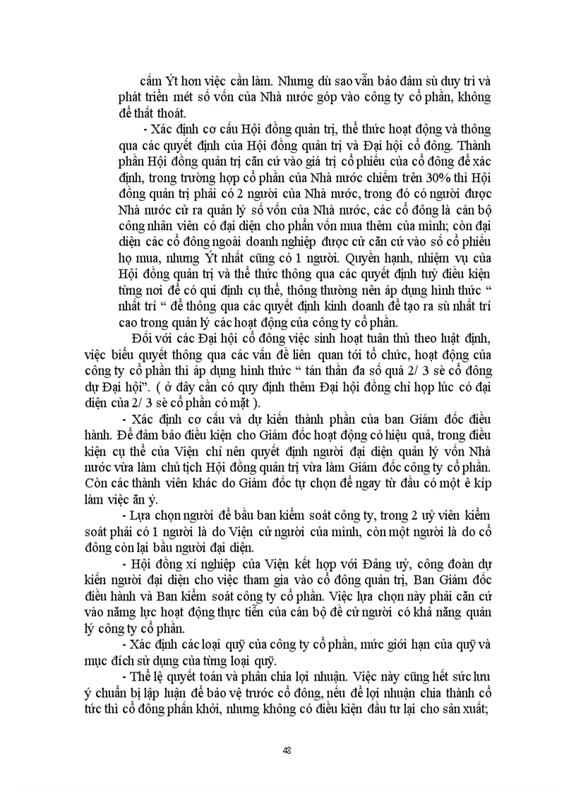image for page Cổ phần hoá phân xưởng sản xuất cơ khí của Viện thiết kế Máy năng lượng và Mỏ