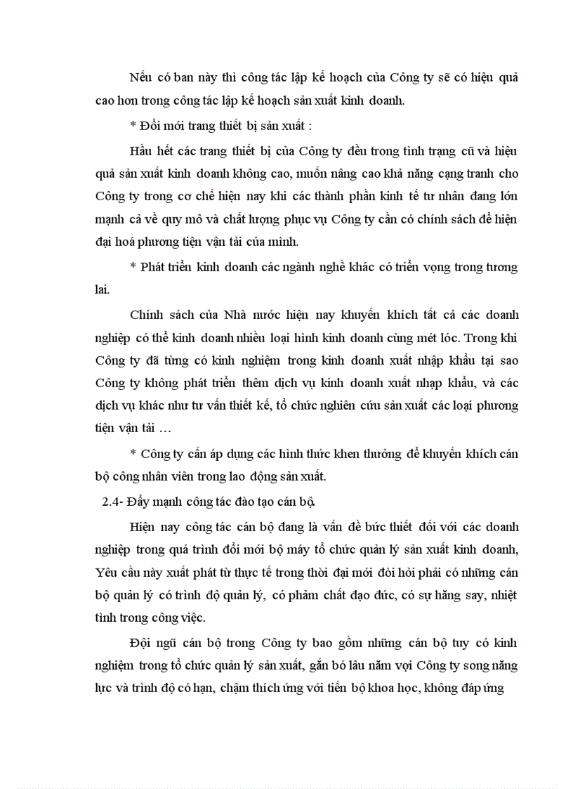 image for page Một số giải pháp nhằm hoàn thiện bộ máy tổ chức bộ máy quản lý tại Công ty vận tải ô tô số 3