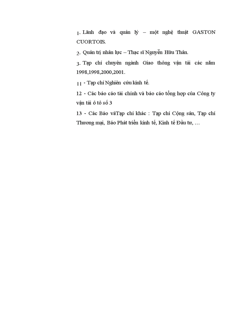 image for page Một số giải pháp nhằm hoàn thiện bộ máy tổ chức bộ máy quản lý tại Công ty vận tải ô tô số 3