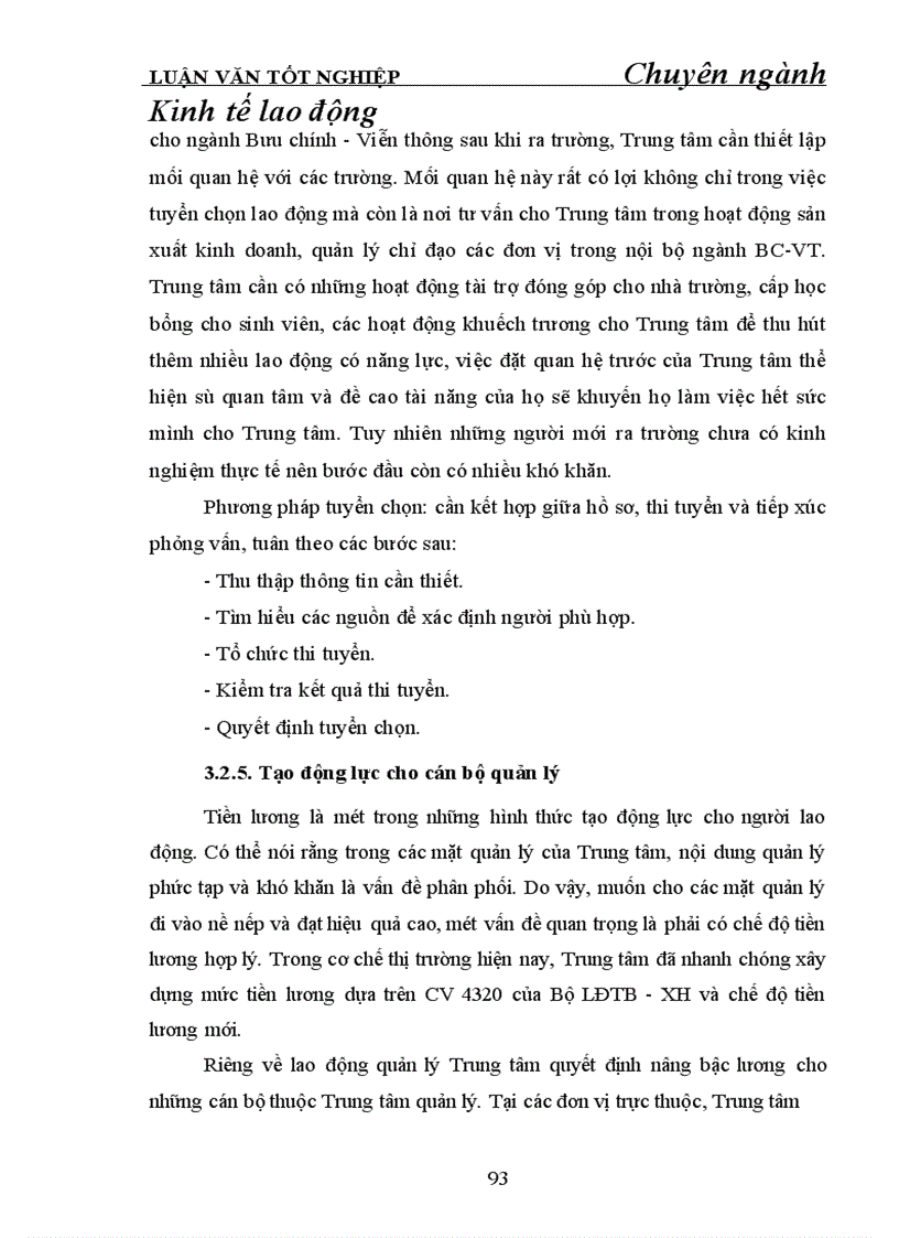 image for page Hoàn thiện tổ chức bộ máy quản lý ở Trung tâm dịch vụ viễn thông khu vực I