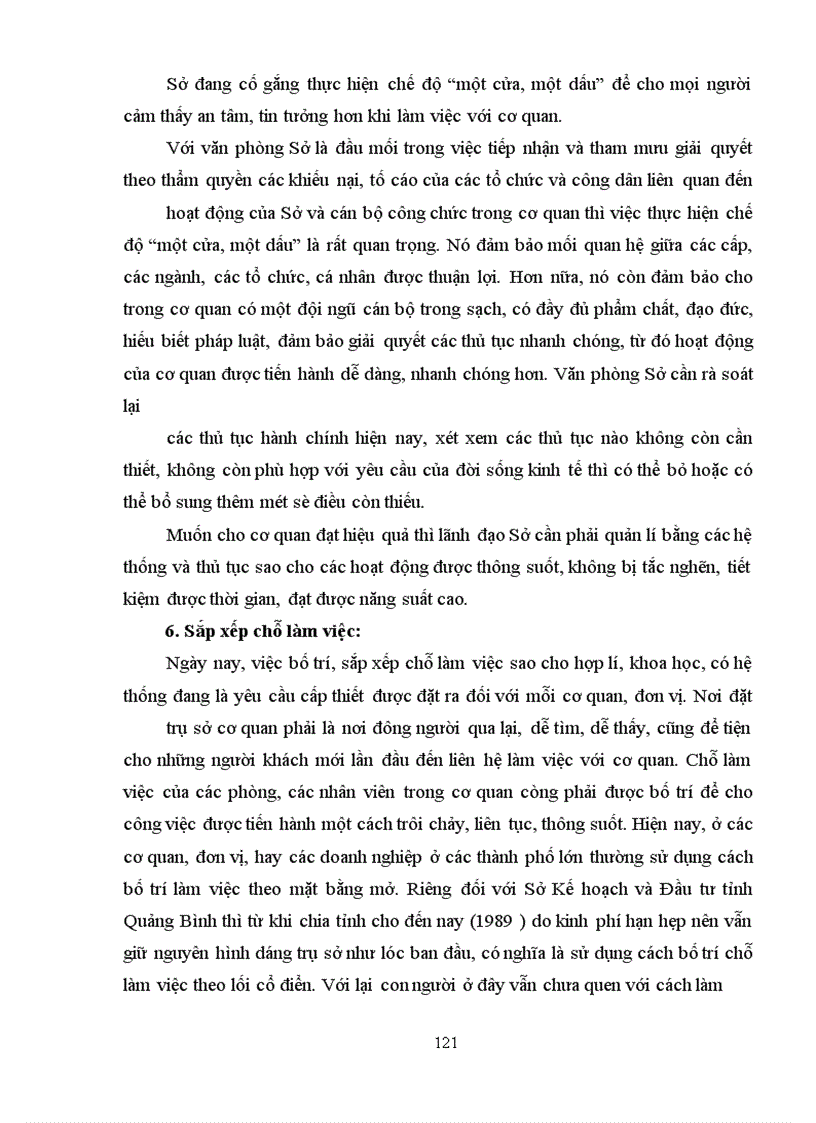 image for page Công tác quản trị văn phòng với việc nâng cao hiệu quả hoạt động của Sở Kế hoạch và Đầu tư tỉnh Quảng Bình