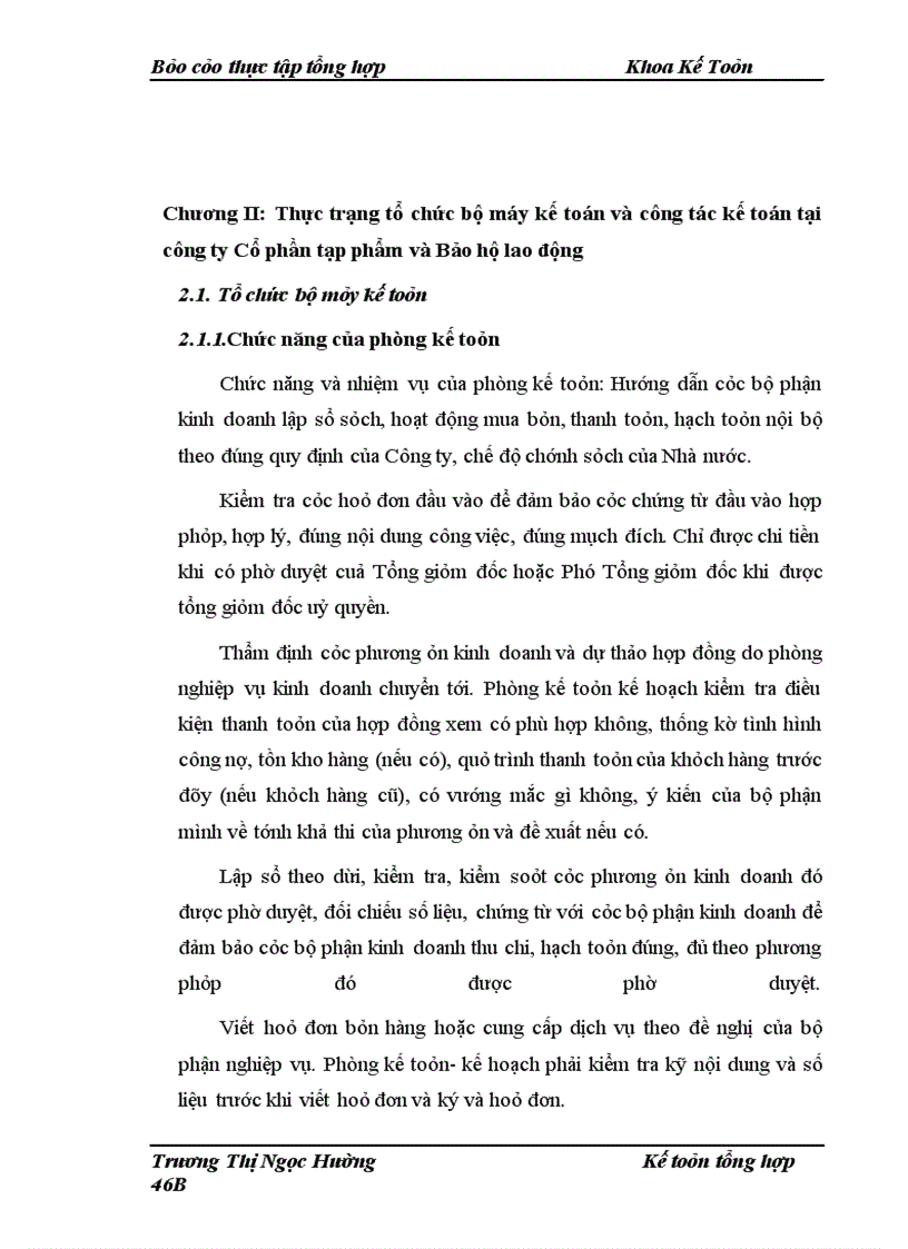 image for page Báo cáo thực tập tổng hợp tại Công ty Cổ phần Tạp phẩm và Bảo hộ lao động