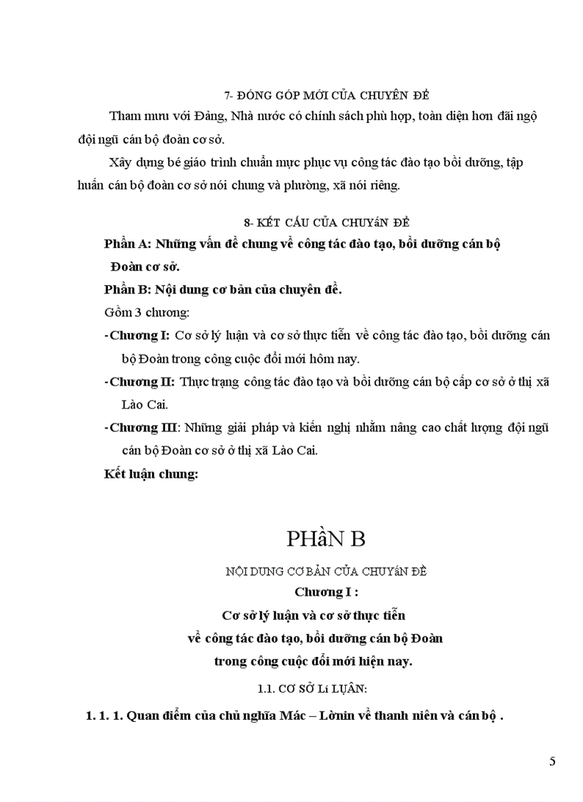 image for page Thực trạng và giải pháp nhằm nâng cao chất lượng đào tạo và bồi dưỡng cán bộ đoàn cơ sở