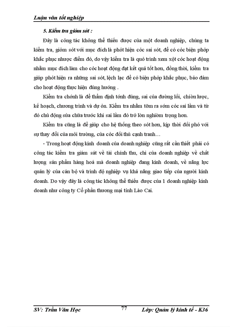 image for page Một số giải pháp quản lý nhằm nâng cao hiệu quả sản xuất kinh doanh của công ty cổ phần thương mại tỉnh Lào Cai
