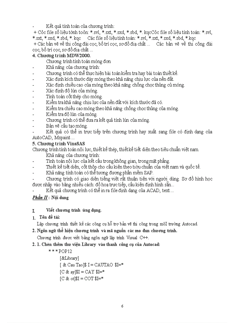 image for page Lập chương trình thiết kế các công cụ hỗ trợ bản vẽ thi công trong môi trường Autocad