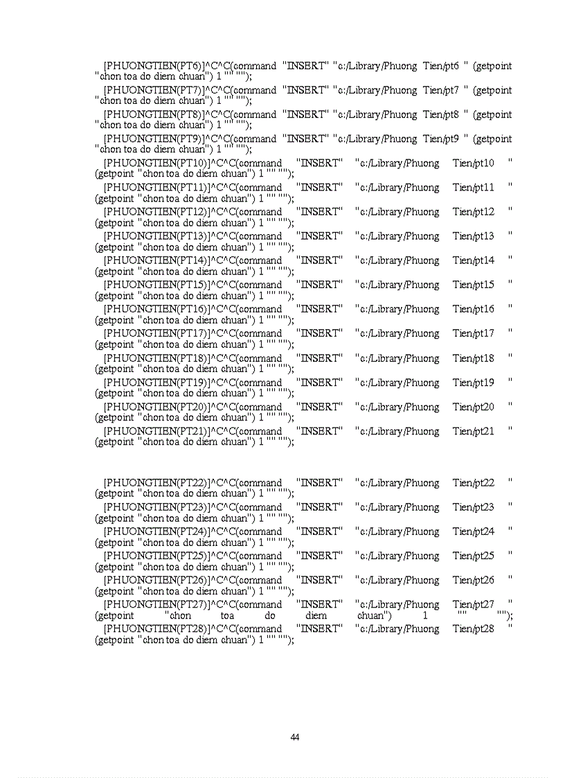 image for page Lập chương trình thiết kế các công cụ hỗ trợ bản vẽ thi công trong môi trường Autocad