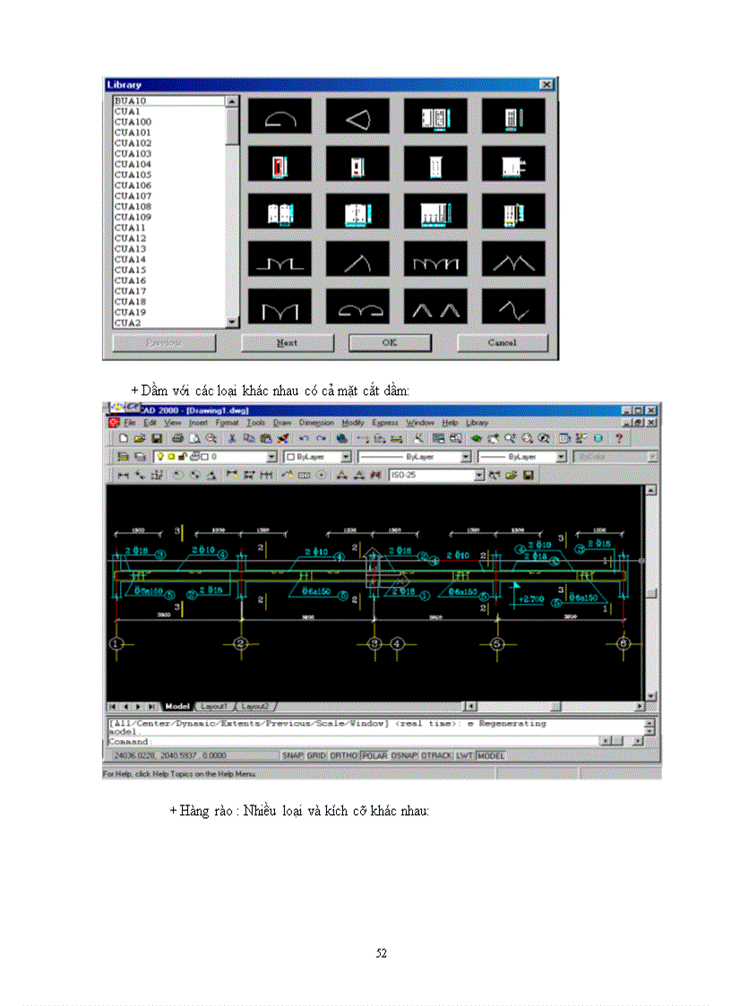 image for page Lập chương trình thiết kế các công cụ hỗ trợ bản vẽ thi công trong môi trường Autocad