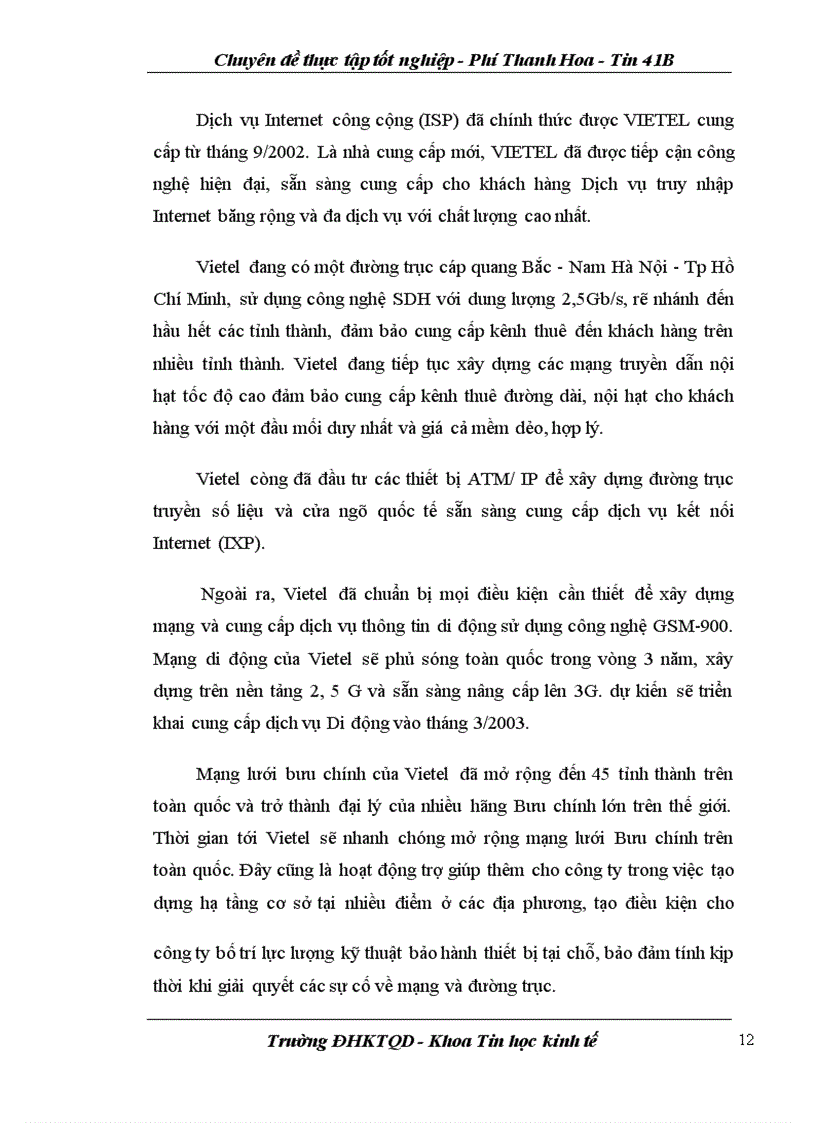 image for page Bảo trì hệ thống tính cước của VIETEL