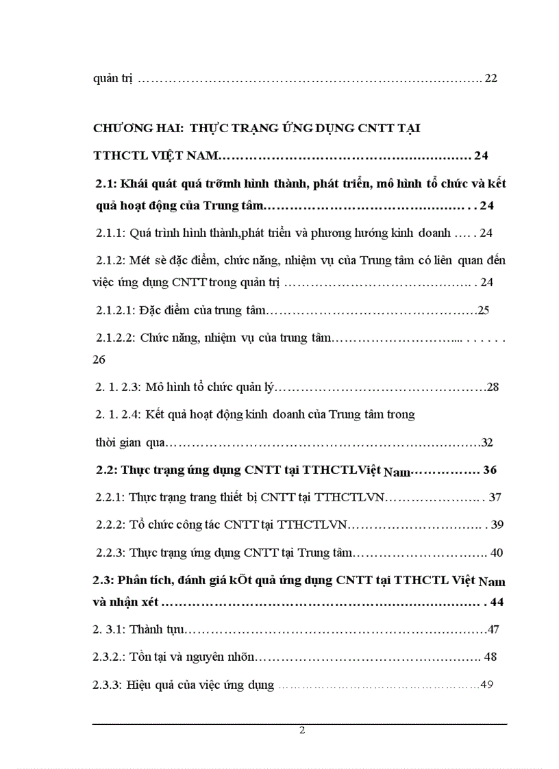 image for page Một số biện pháp nhằm ứng dụng CNTT trong công tác quản trị tại TT Hội chợ triển lãm Việt Nam