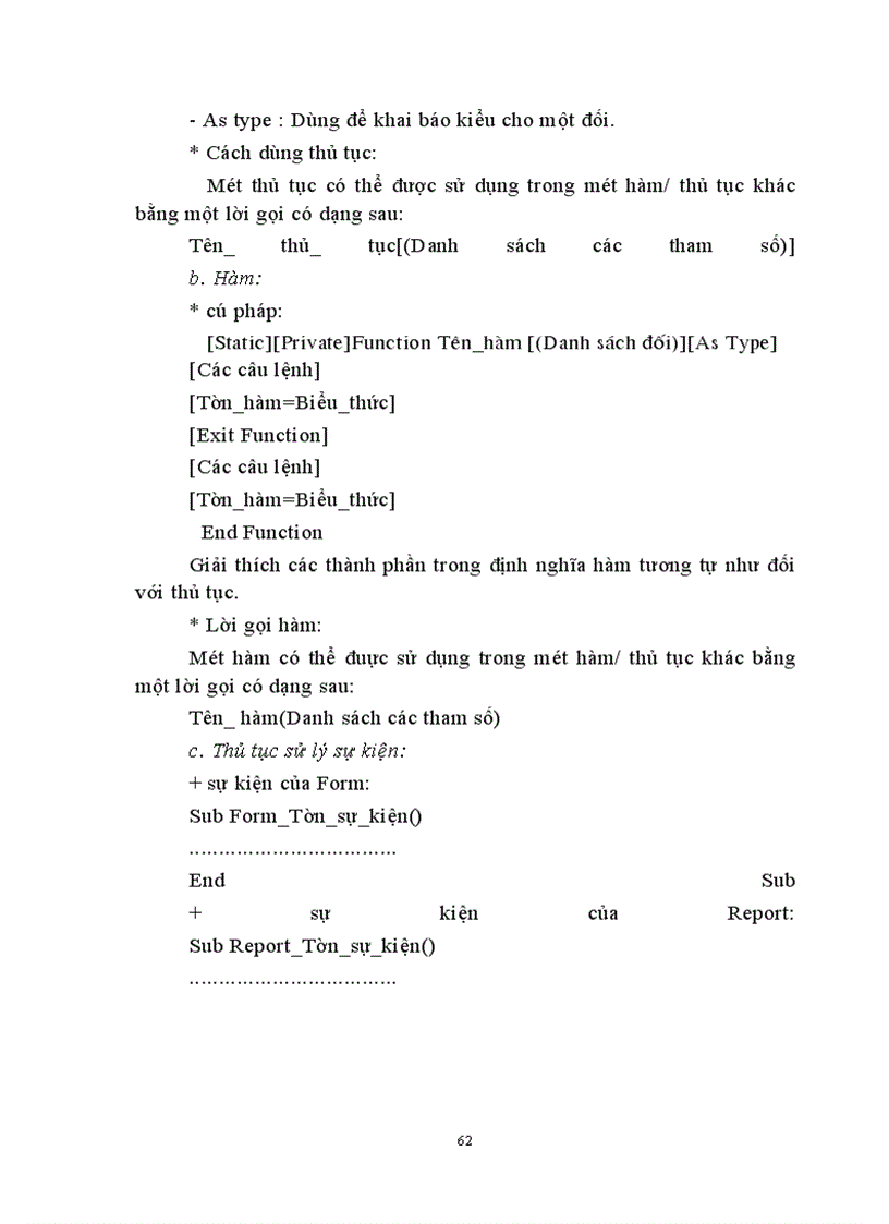 image for page Giới thiệu về Microsoft Access