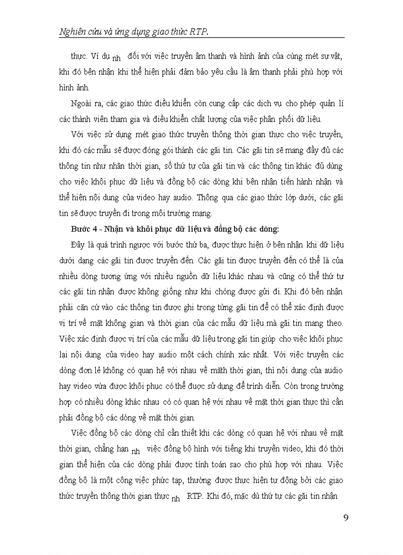 image for page Nghiên cứu và ứng dụng giao thức RTP.