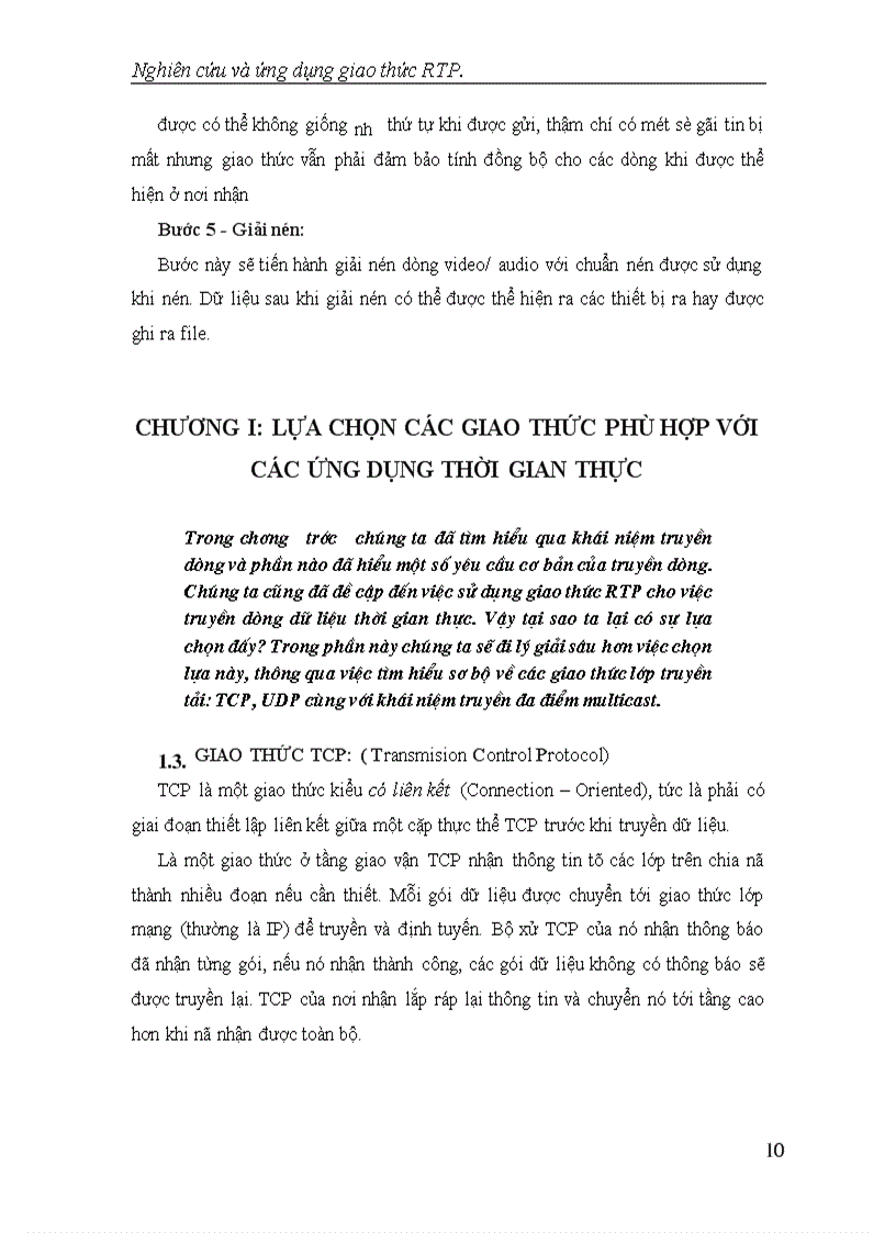 image for page Nghiên cứu và ứng dụng giao thức RTP.