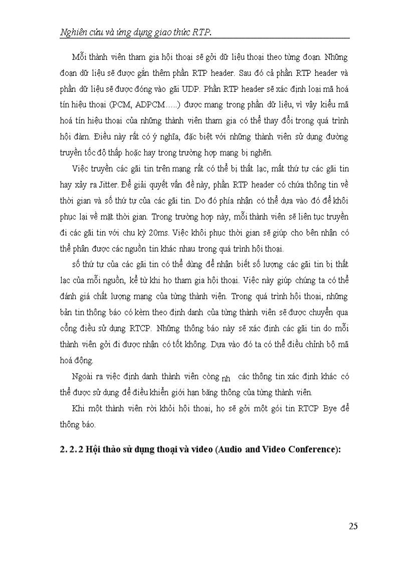 image for page Nghiên cứu và ứng dụng giao thức RTP.