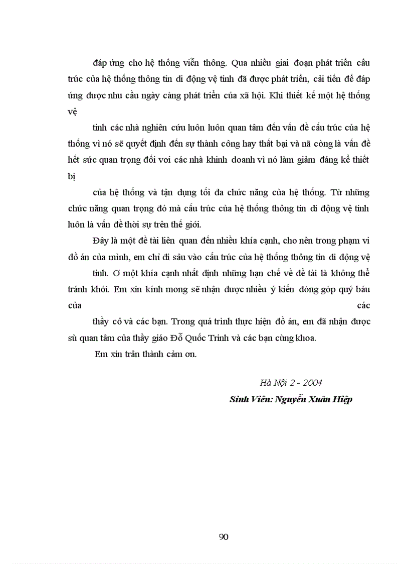 image for page Nghiên cứu cấu trúc của hệ thống thông tin di động vệ tinh