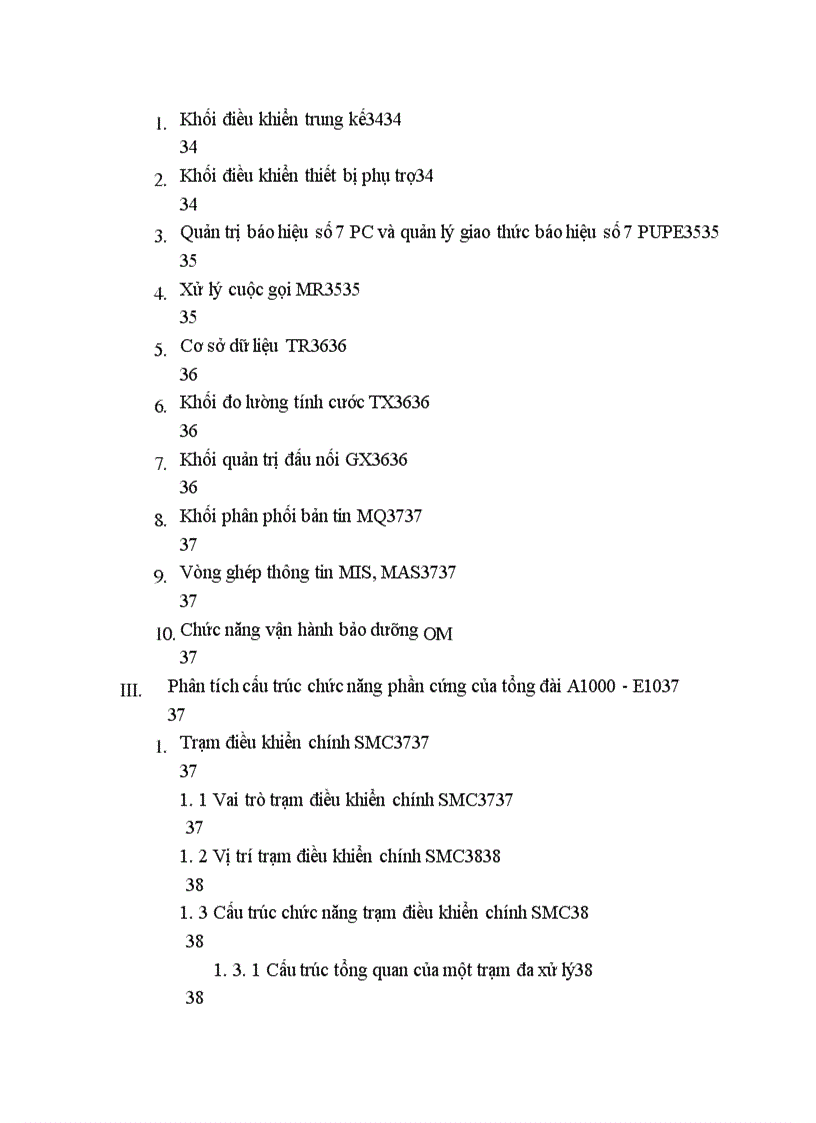 image for page Khai thác tổng quan về tổng đài ALCATEL 1000 E10