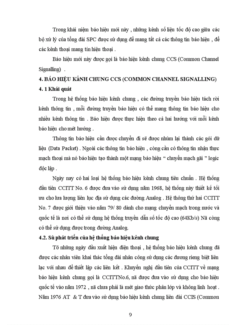 image for page Hệ thống báo hiệu số 7 trong tổng đài ALCATEL 1000 E10