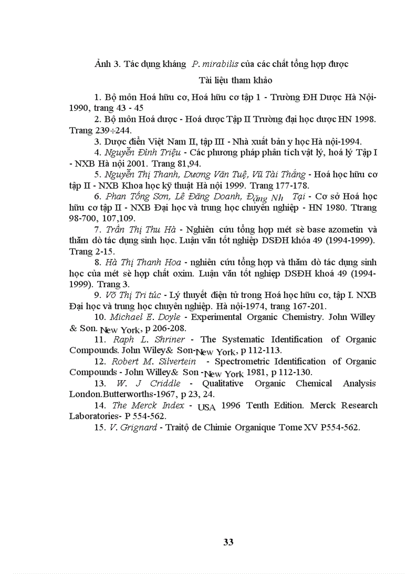 image for page Nghiên cứu và ứng dụng các hợp chất Azometin, Oxim và Hydrazon