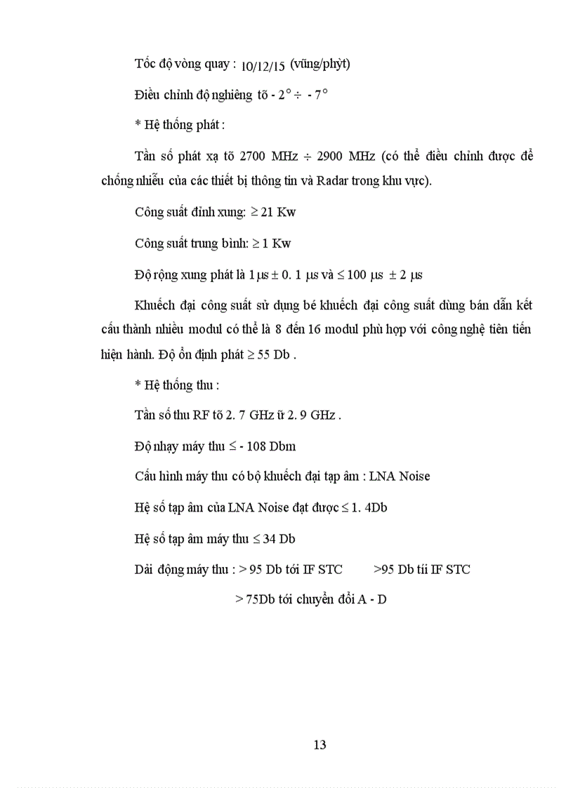 image for page Hệ thống thu trong đài Radar thời tiết MRL