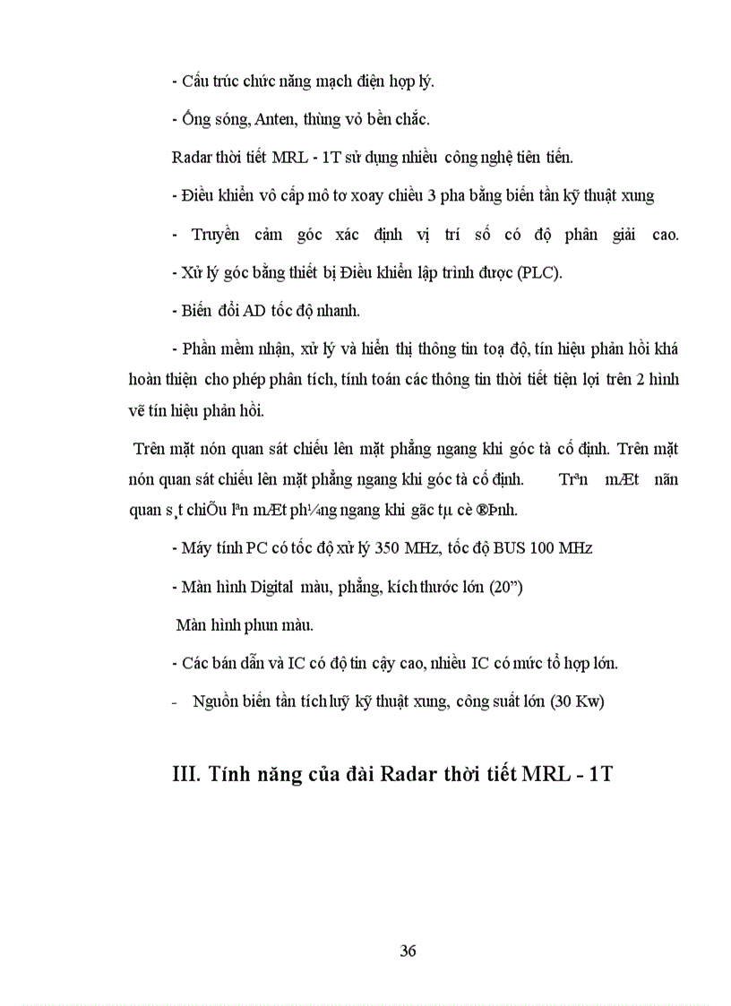 image for page Hệ thống thu trong đài Radar thời tiết MRL