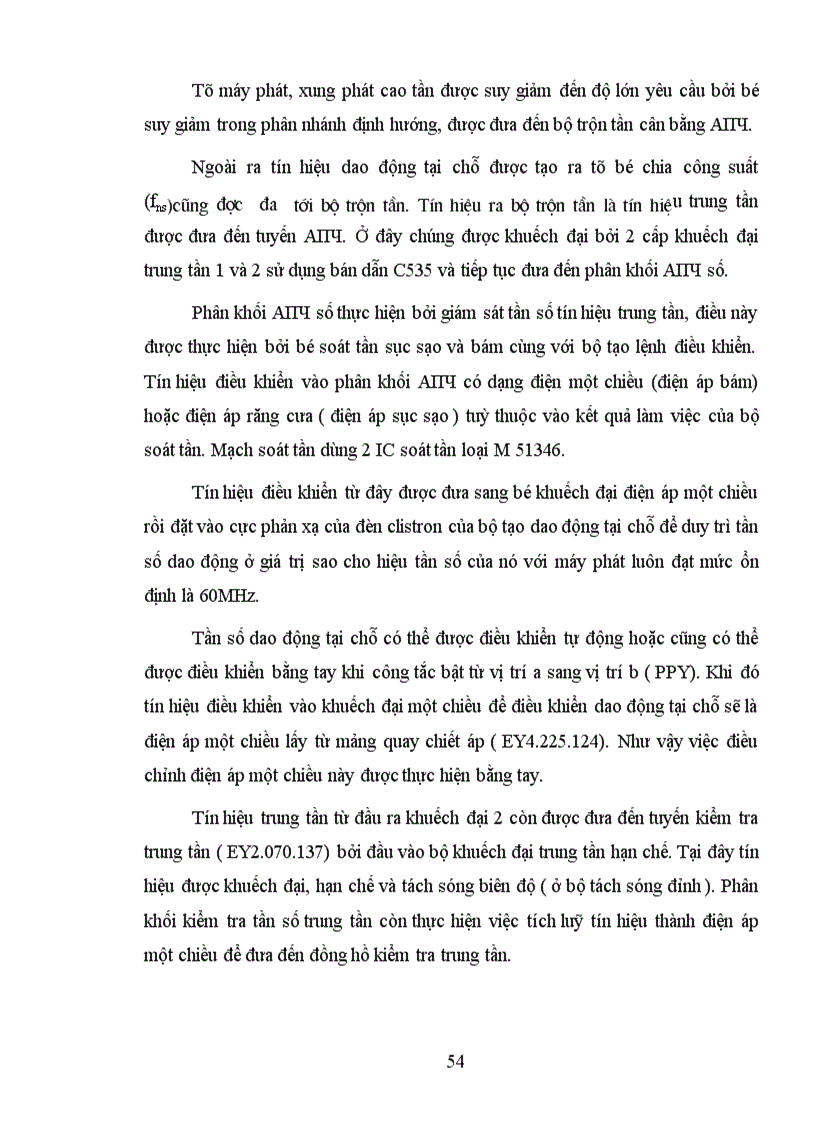 image for page Hệ thống thu trong đài Radar thời tiết MRL