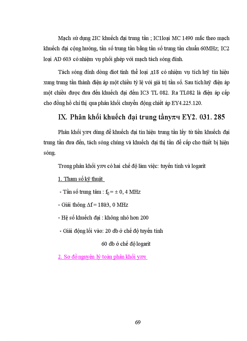 image for page Hệ thống thu trong đài Radar thời tiết MRL