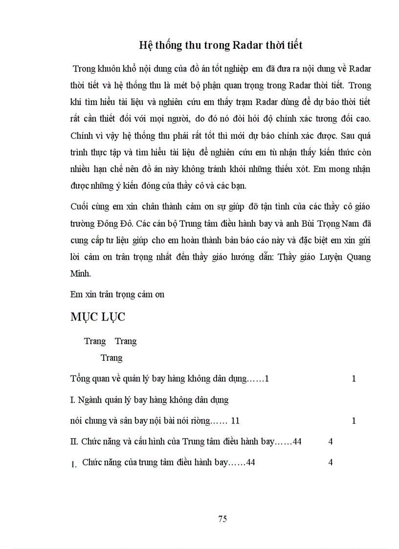 image for page Hệ thống thu trong đài Radar thời tiết MRL