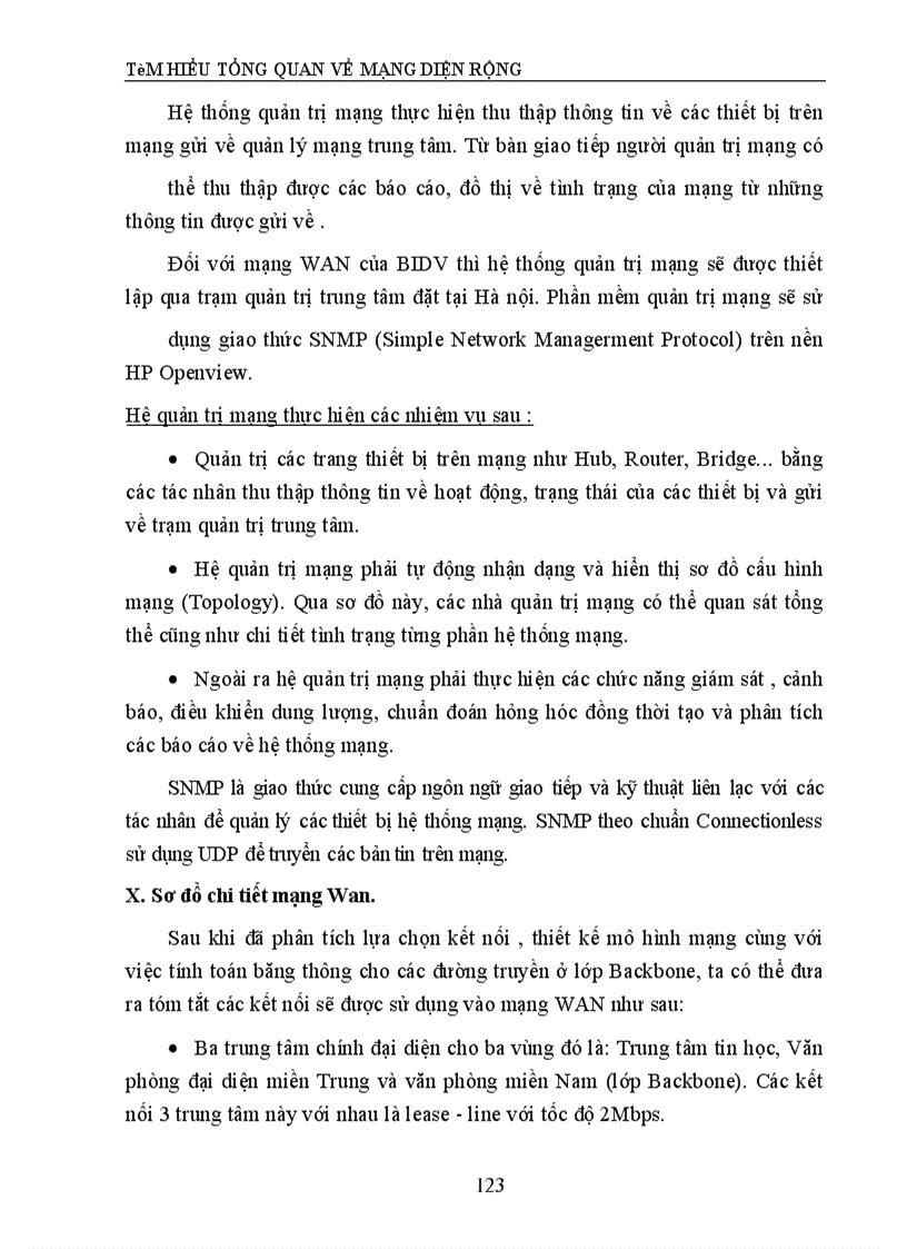 image for page Thực trạng mạng thông tin Số liệu ngân hàng Đầu tư phát triển Việt nam (BIDV)