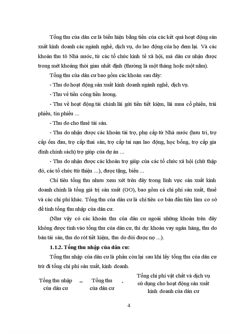 image for page Vận dụng một số phương pháp thống kê để phân tích thu nhập và tiêu dùng của dân cư tỉnh Yên Bái thời kỳ 1991-1996