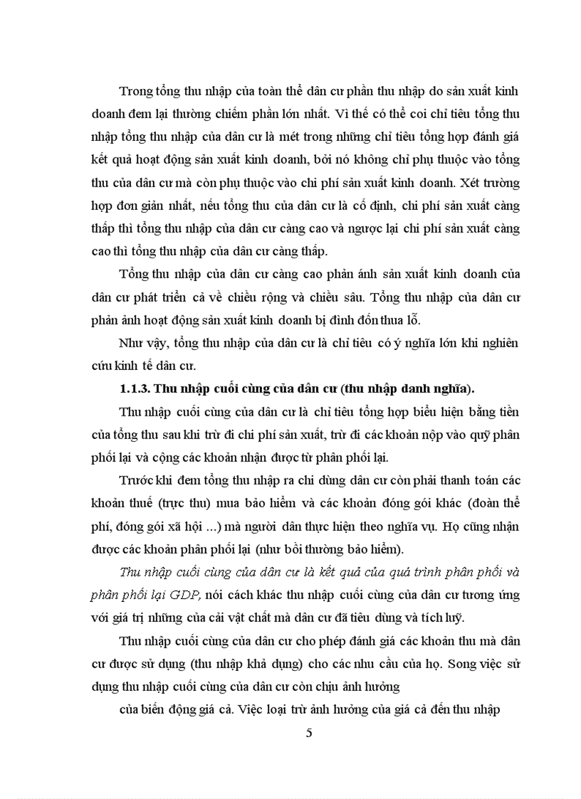 image for page Vận dụng một số phương pháp thống kê để phân tích thu nhập và tiêu dùng của dân cư tỉnh Yên Bái thời kỳ 1991-1996