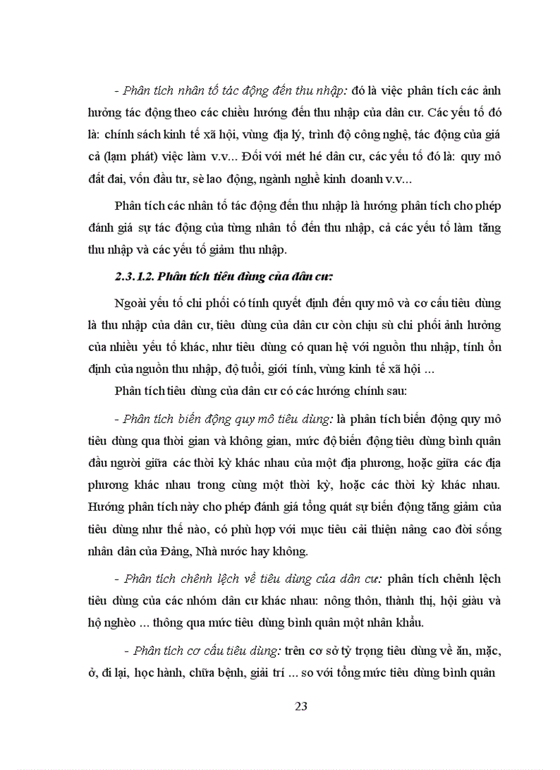 image for page Vận dụng một số phương pháp thống kê để phân tích thu nhập và tiêu dùng của dân cư tỉnh Yên Bái thời kỳ 1991-1996