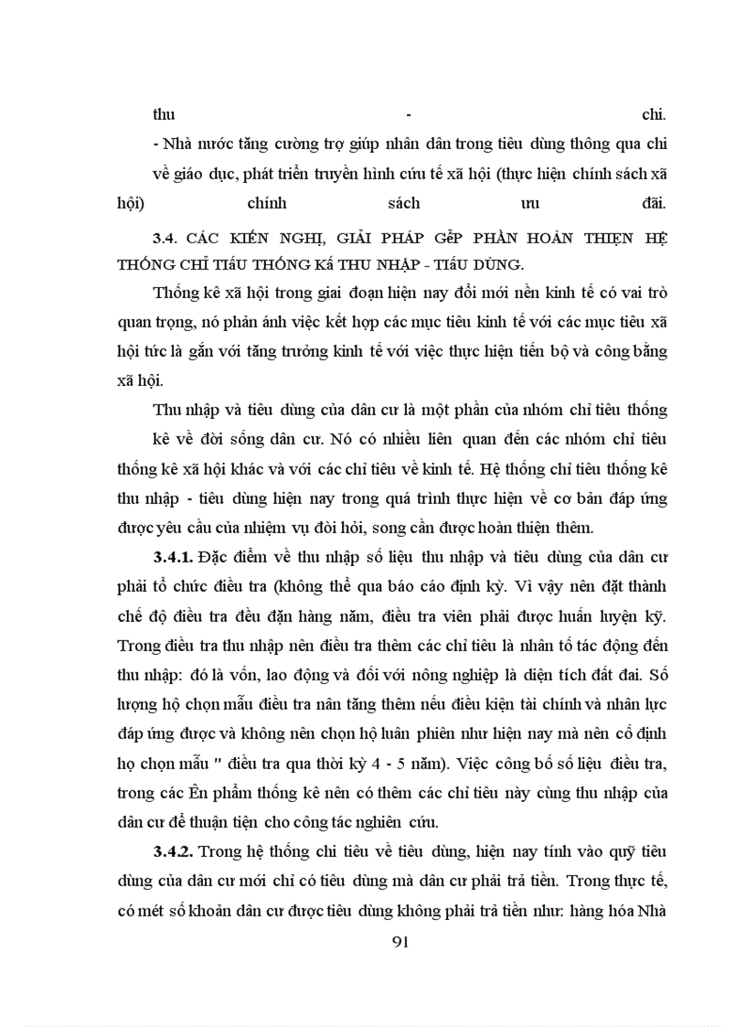image for page Vận dụng một số phương pháp thống kê để phân tích thu nhập và tiêu dùng của dân cư tỉnh Yên Bái thời kỳ 1991-1996