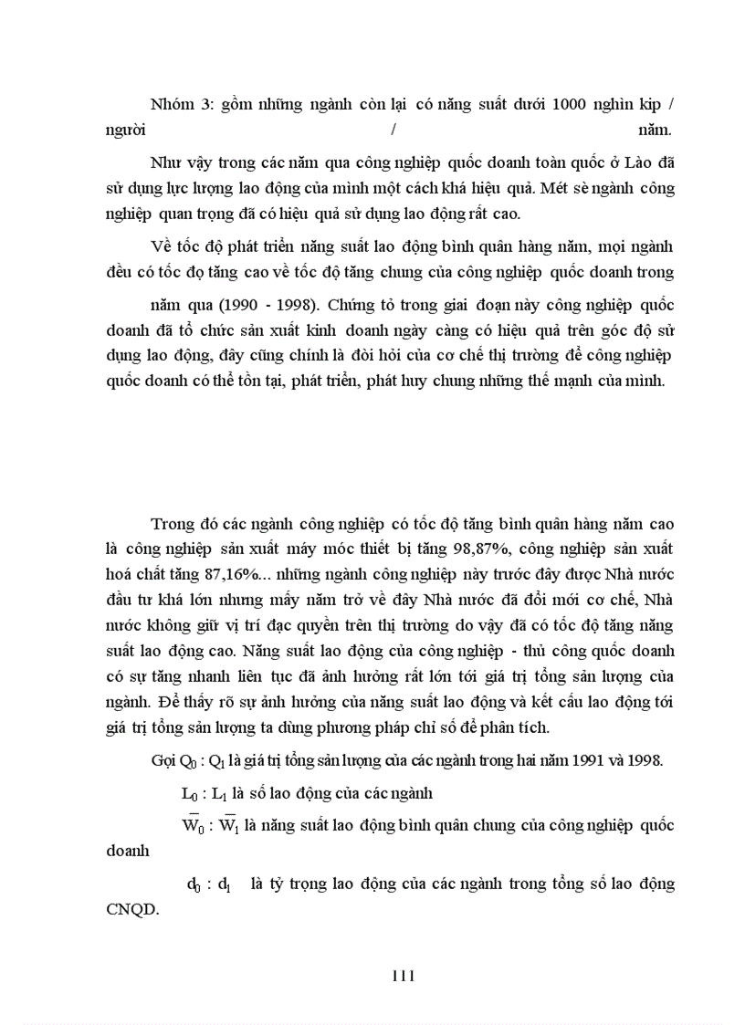 image for page Vận dụng một số phương pháp thống kê để phân tích tình hình phát triển công nghiệp - thủ công ở CHDCND Lào giai đoạn 1985 - 1989 và dự báo giai đoạn 1999 - 2005