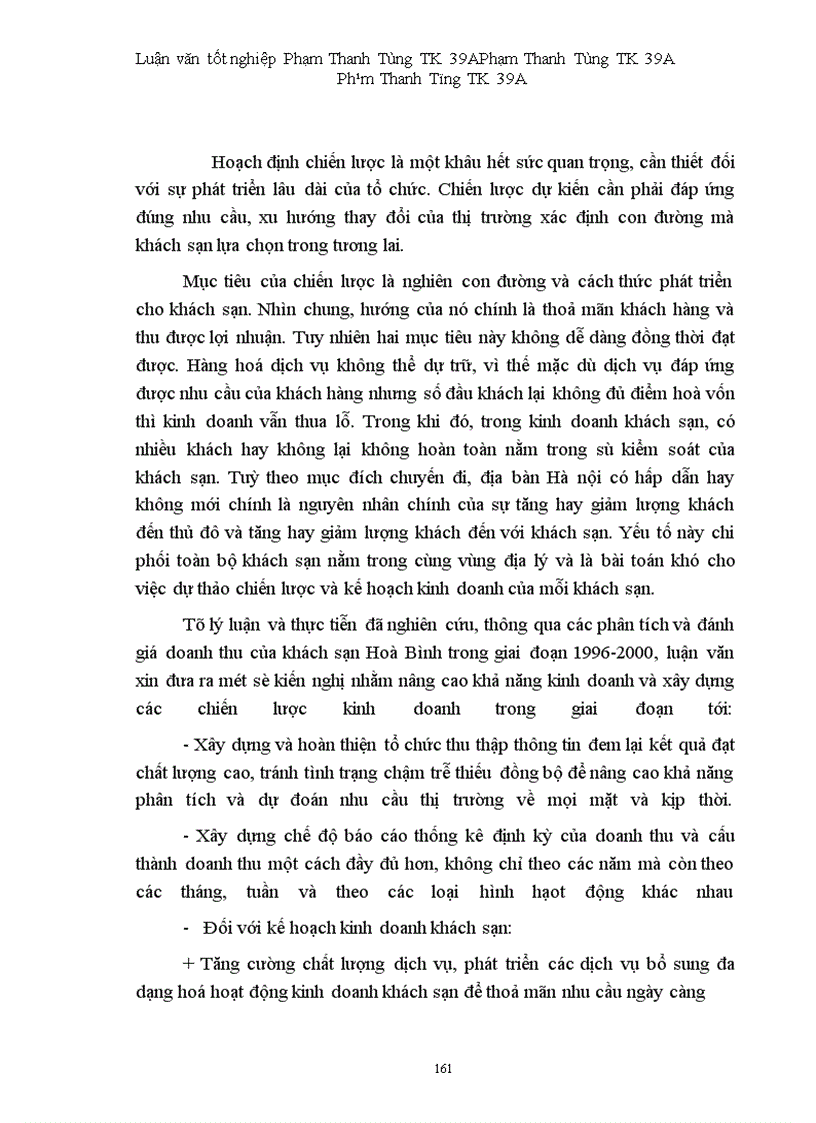 image for page Vận dụng một số phương pháp thống kê phân tích biến động doanh thu tại khách sạn Hoà Bình