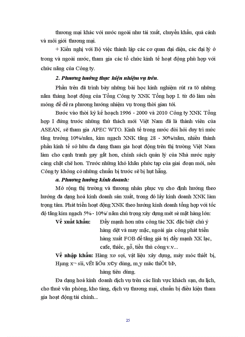 image for page Báo cáo tổng hợp hoạt động của công ty Xuất nhập khẩu tổng hợp I