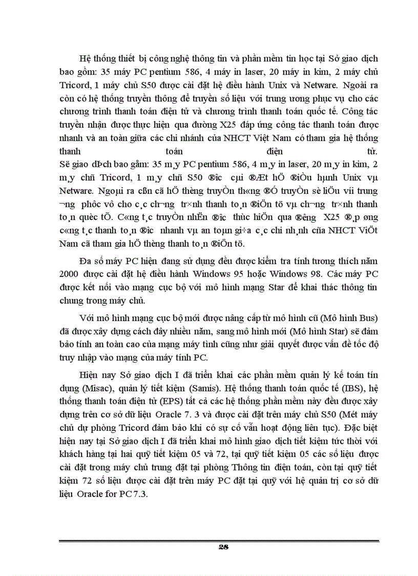 image for page Báo cáo tổng hợp Một số vấn đề về hoạt động dịch vụ Ngân hàng tại sở giao dịch Ngân hàng Công Thương Việt Nam