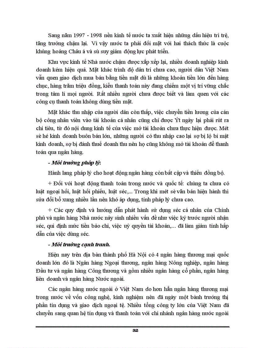 image for page Báo cáo tổng hợp Một số vấn đề về hoạt động dịch vụ Ngân hàng tại sở giao dịch Ngân hàng Công Thương Việt Nam