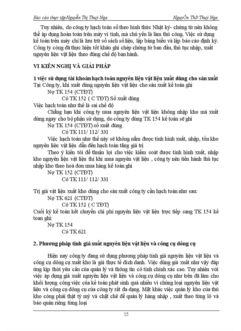 image for page Hoàn thiện hạch toán nguyên liệu vật liệu và công cụ dụng cụ tại Công ty cổ phần Vật tư Thú y TW I