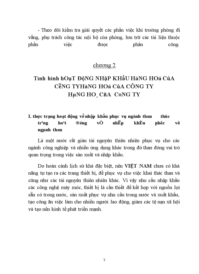 image for page Báo cáo tổng hợp Công ty Thương Mại và Dịch Vụ Tổng Hợp thuộc Tổng Công Ty Than Việt Nam