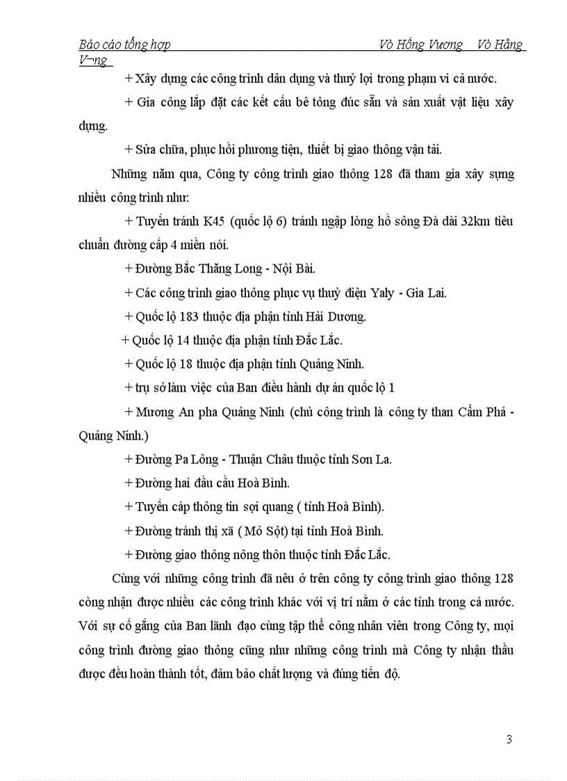 image for page Báo cáo thực tập tổng hợp công ty công trình giao thông 128