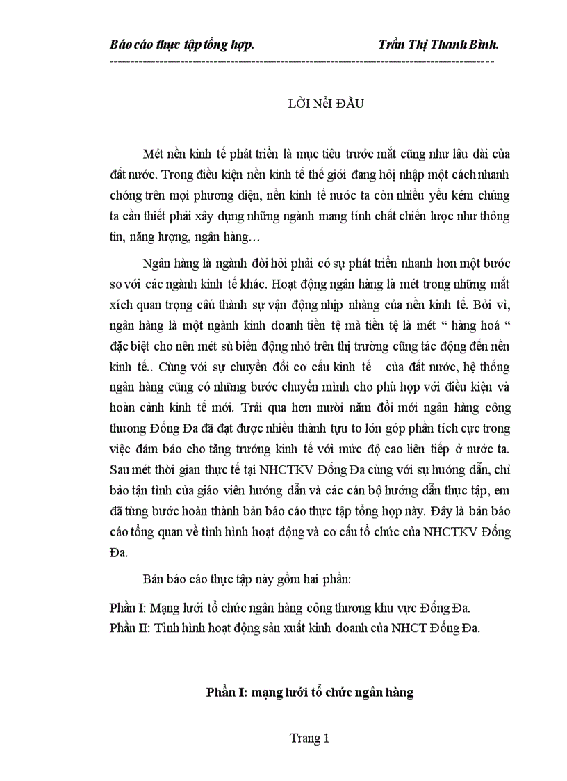 image for page Bản báo cáo thực tập ngân hàng Công thương Đống Đa