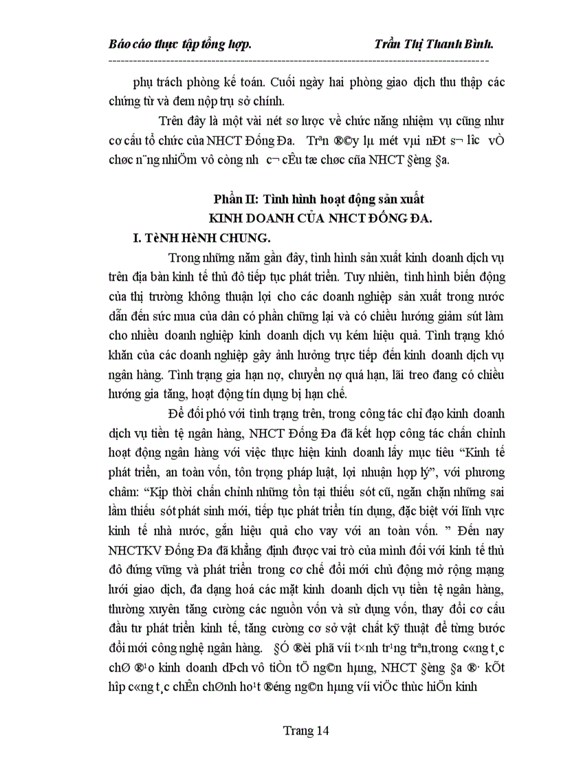 image for page Bản báo cáo thực tập ngân hàng Công thương Đống Đa