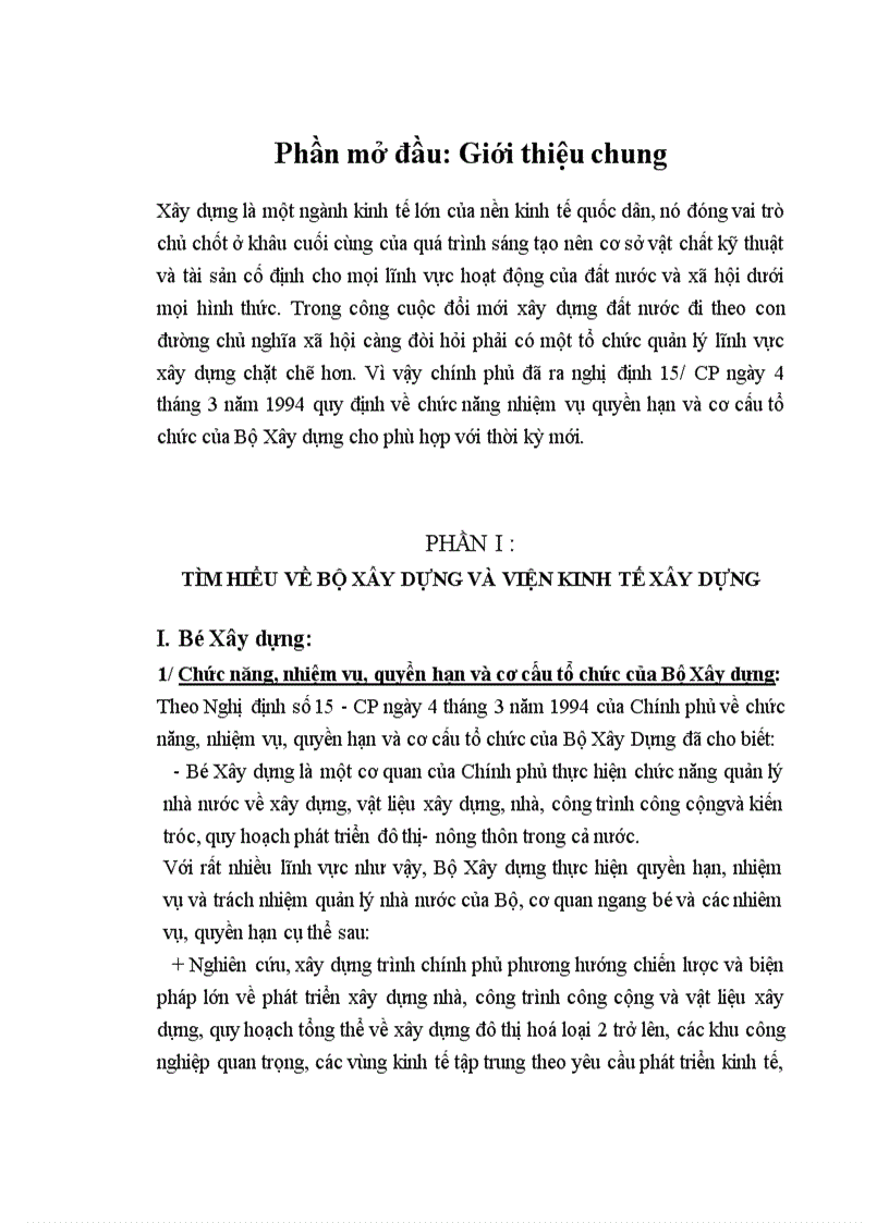 image for page Báo cáo tổng hợp tại bộ xây dựng và viện kinh tế xây dựng