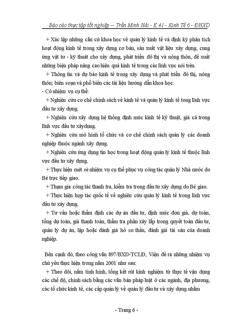 image for page Báo cáo tổng hợp tại bộ xây dựng và viện kinh tế xây dựng