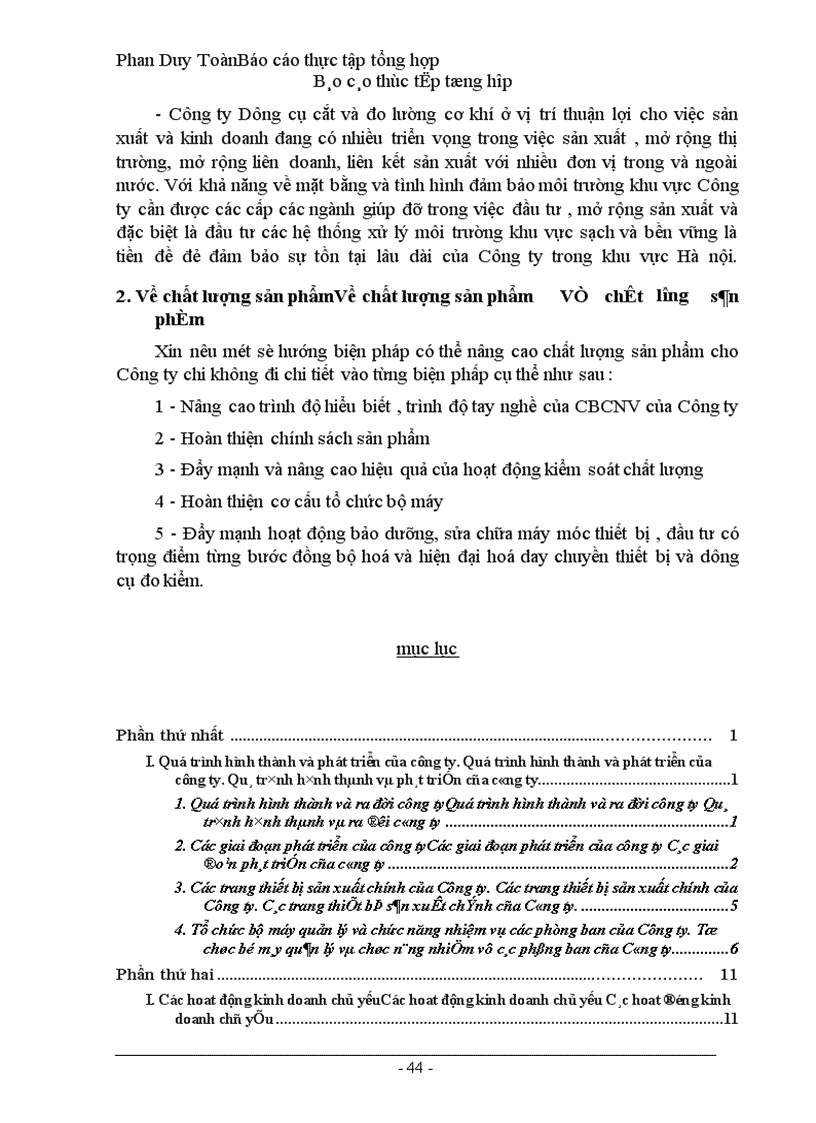 image for page Báo cáo tổng hợp tại công ty dụng cụ cắt và đo lường cơ khí