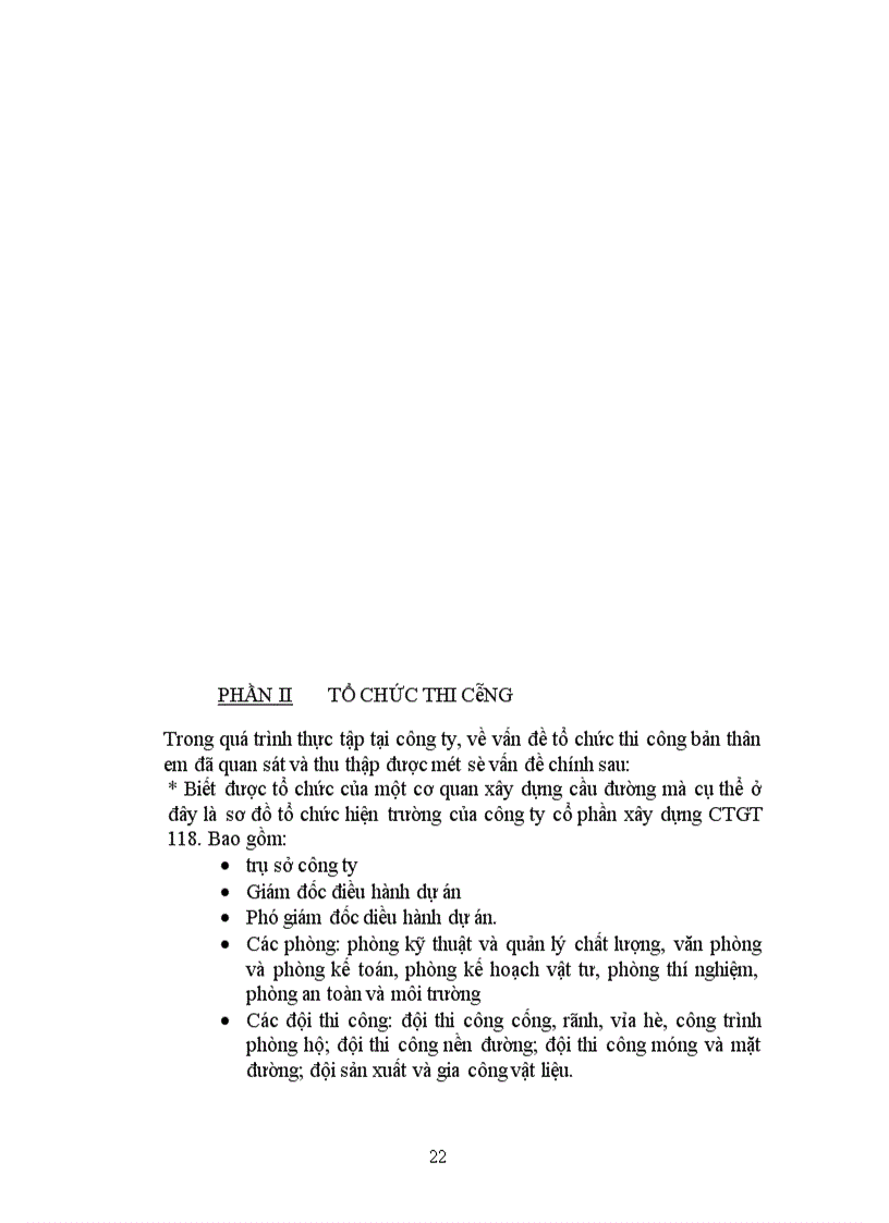 image for page Báo cáo tổng hợp tại Công ty cổ phần xây dựng công trình giao thông 118