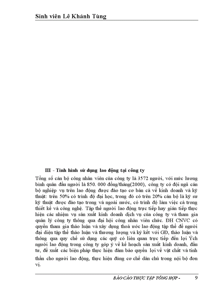 image for page Báo cáo tổng hợp tại Tổng công ty xi măng Việt Nam