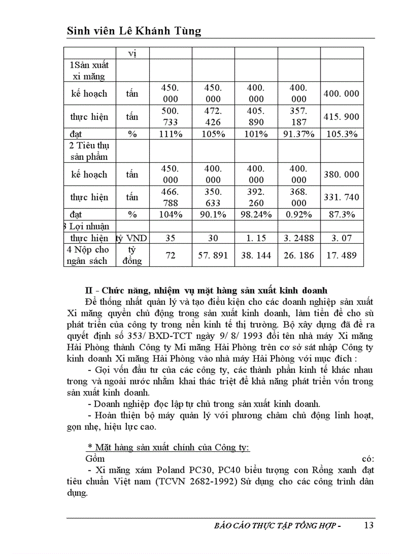 image for page Báo cáo tổng hợp tại Tổng công ty xi măng Việt Nam