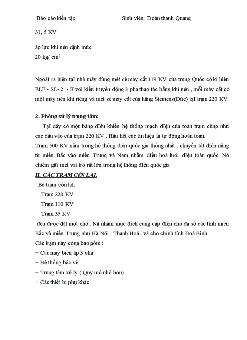 image for page Báo cáo thực tập tại Nhà máy nhiệt điện Uông Bí